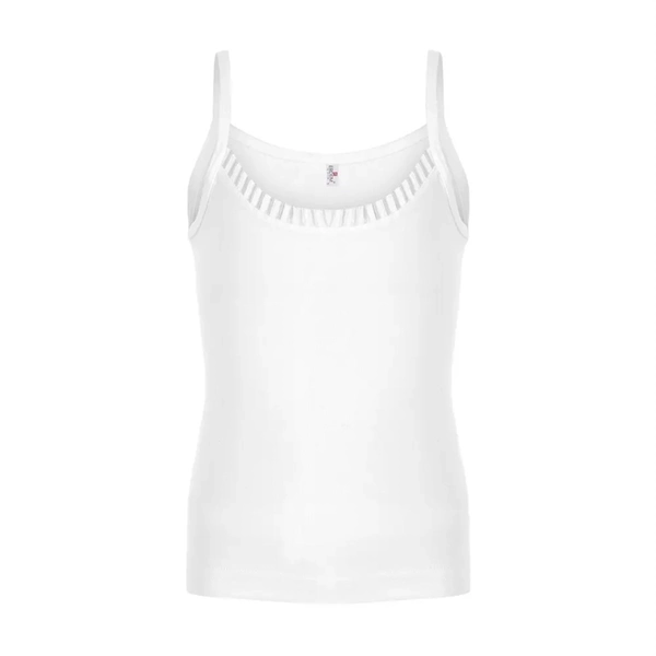 Erdem Kız Çocuk Plıseli Atlet 4052