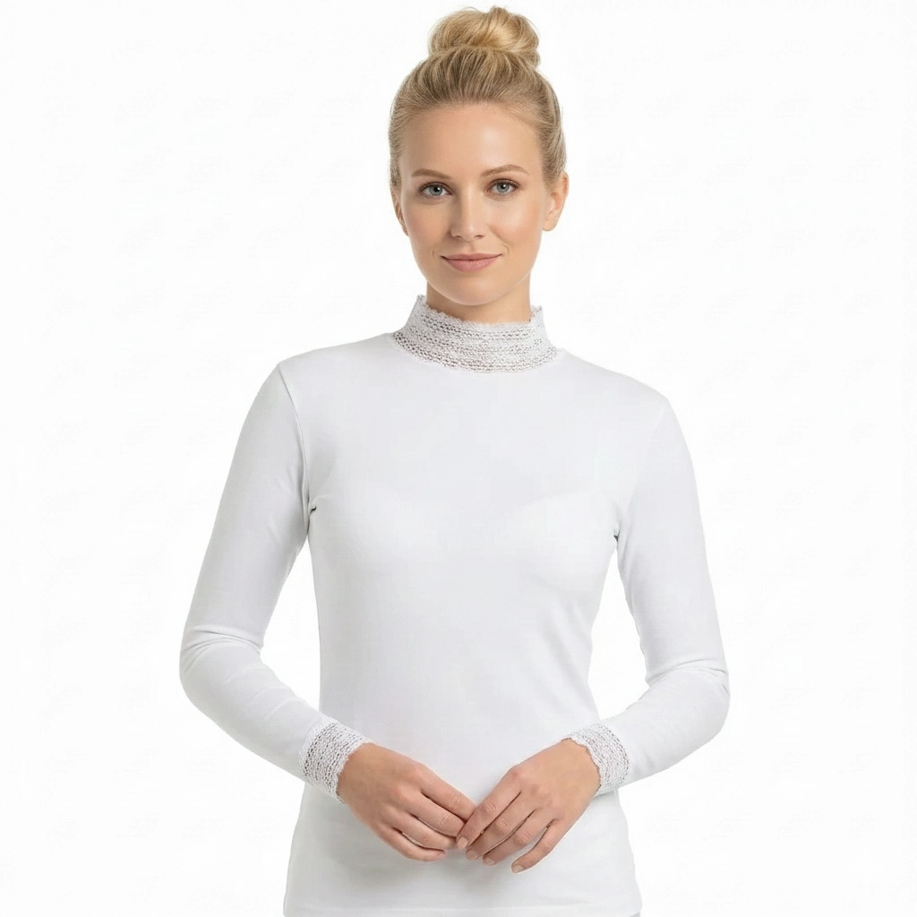 Şahinler Dantelli Uzun Kollu Body B622