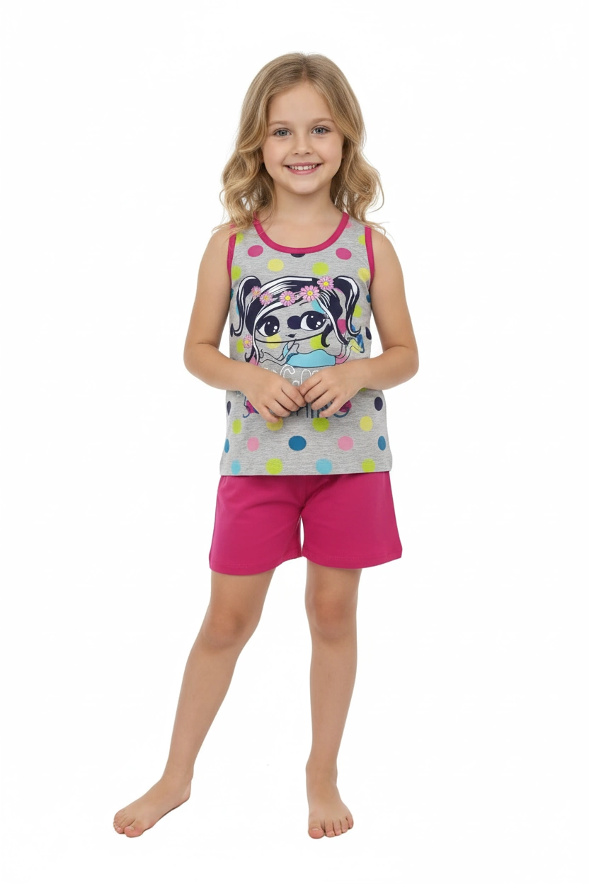 Kız Çocuk Şortlu Takım 6534
