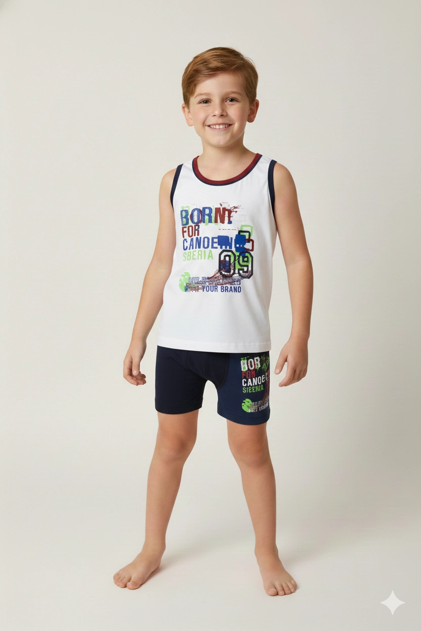 Berrak Erkek Çocuk Boxer Takım 5311