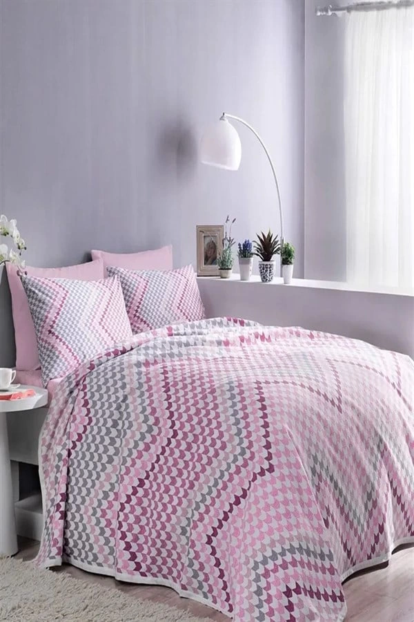 Taç Tek Kişilik Pike Takımı Alvın