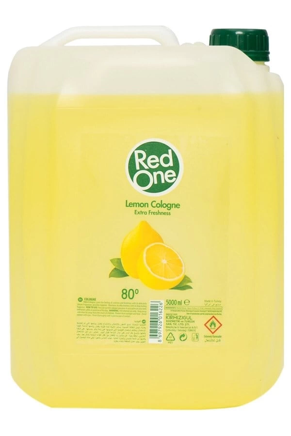 Red One Ekstra Ferah 80 Derece 5000 Ml Limon Kolonyası