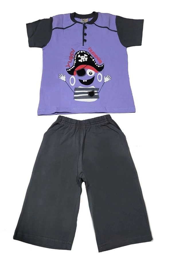 Yuppi Erkek Çocuk Kısa Kollu Kapri Takımı 5083