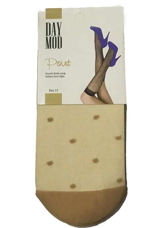 Daymod Point Desenli Kadın Külotlu Çorabı