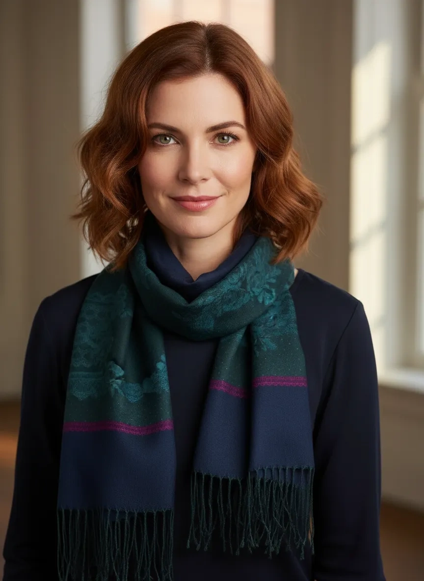 Mısırlı Goblen Şal Desen 3