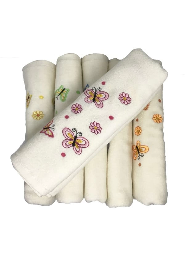 Bulteks Nakışlı Kadife Havlu 30X50 Desen 5