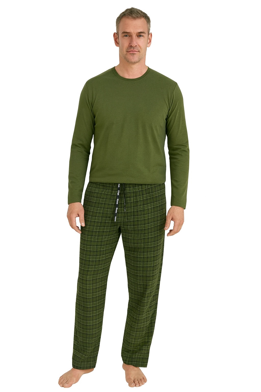 Pijalüx Erkek Ekose Desen Tek Alt 2911