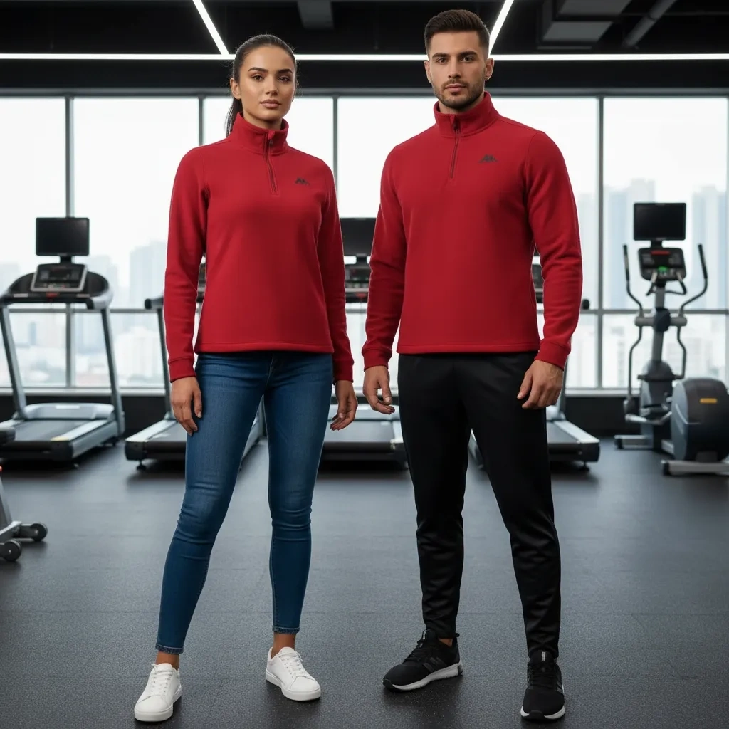 Kappa Yarım Fermuar Polar