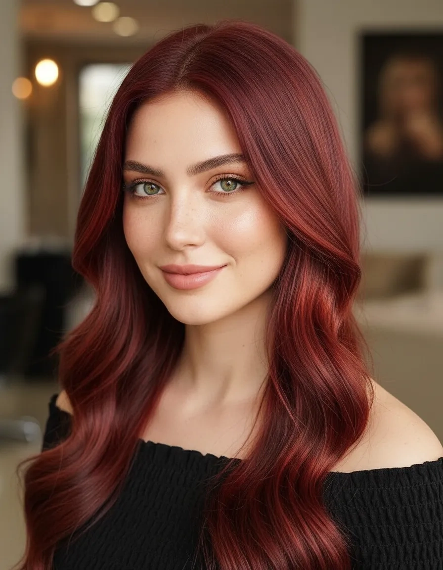 Volkanik Seri Akos Çilek Kızılı Saç Boyası 7.52 5 Adet +5Adet Oksidan