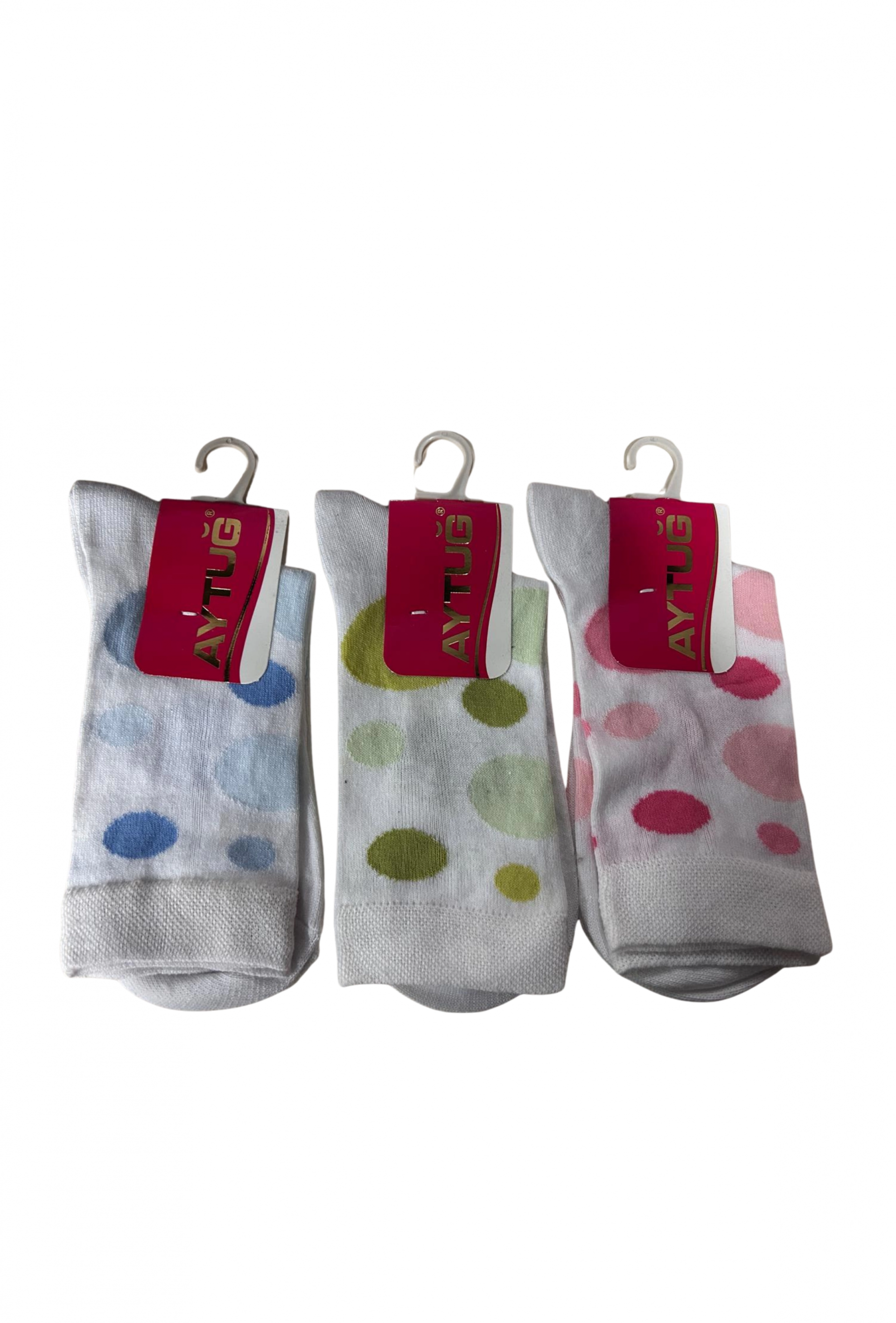 Aytuğ Puanlı Bayan Soket Çorabı 3 ADET 30317