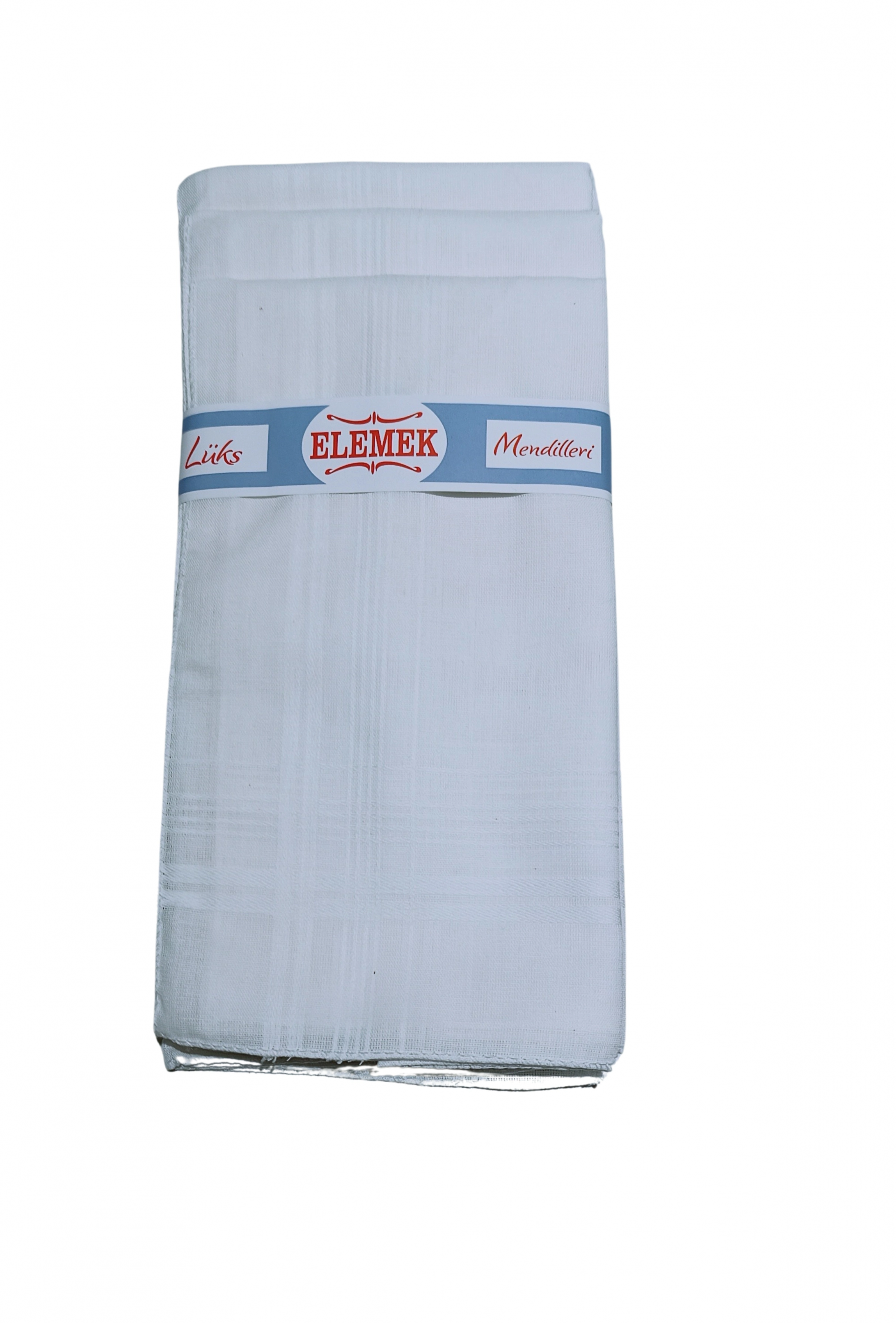 Elemek Erkek Beyaz Mendil 12 adet 39x39 cm