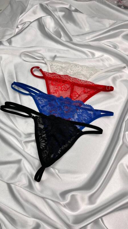 Venlisa Transparan Dantel Tanga Külot V6500