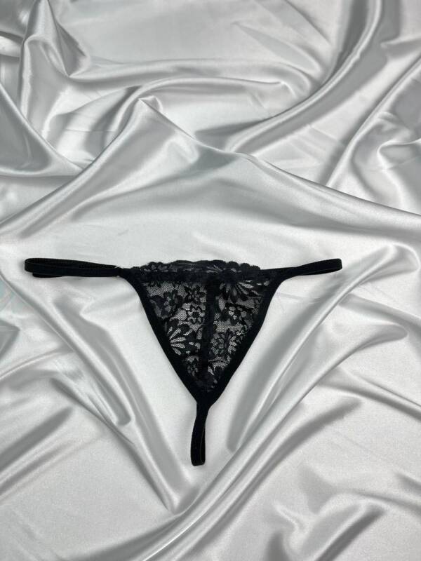 Venlisa Transparan Dantel Tanga Külot V6500