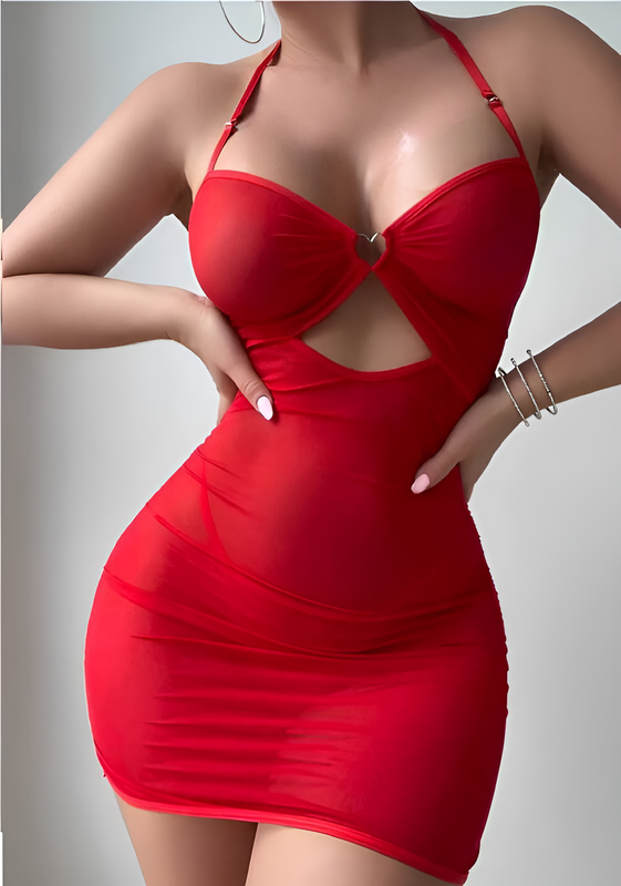 Venlisa Transparan Tül Gecelik V2402